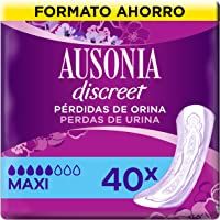 Los mejores  - Ausonia Discreet Compresas Para Pérdidas De Orina Plus Maxi Para Vejigas Hiperactivas x 40